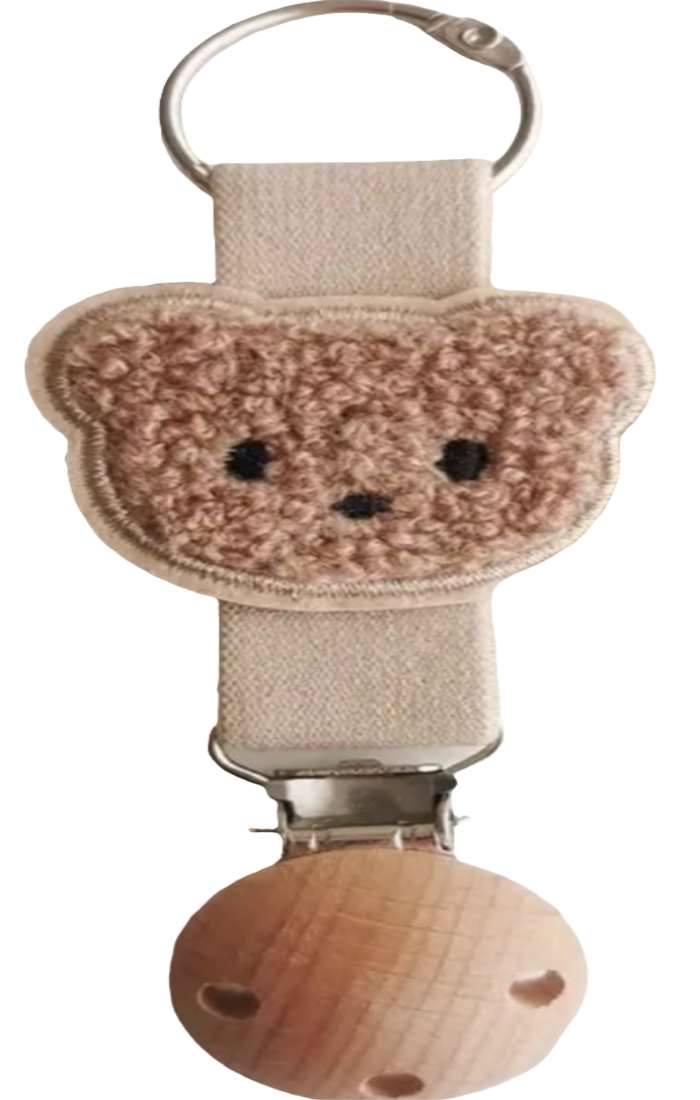 speenklem met bloem of beertje