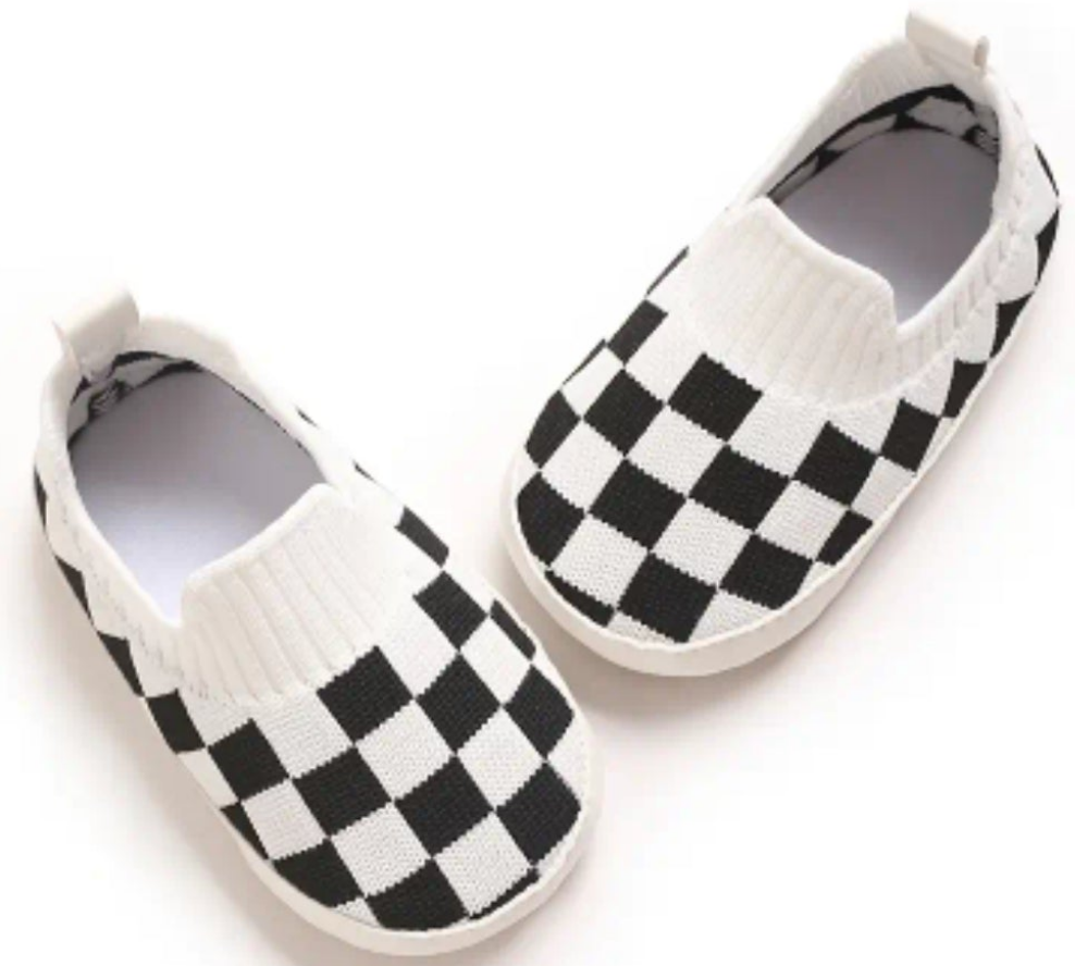 instapper Urban / checkerboard stijl wit-zwart