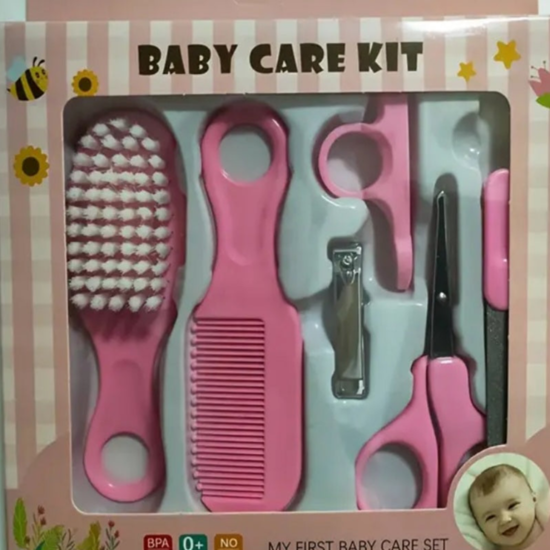 Babybucket pakket roze s