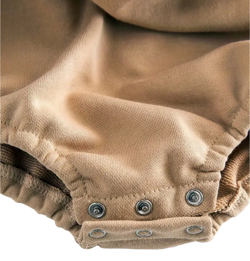 romper beige regenboog met lange mouwen