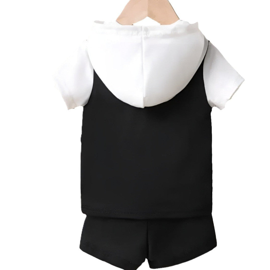 Baseball :shirt met capuchon en short van joggingstof