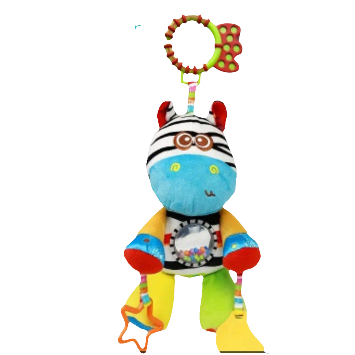 Knuffel aan hanger Zebra