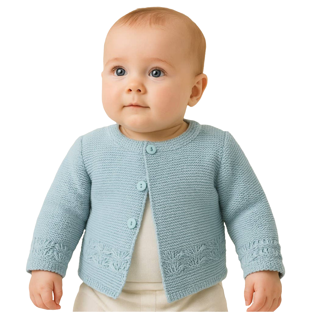BABYVESTJE ( HERFST/ WINTER ): : Grijs / 1 m