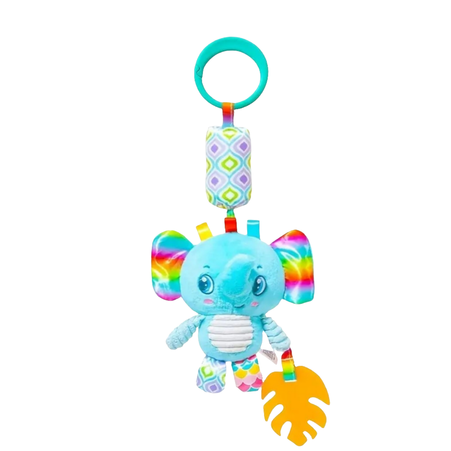 Knuffel aan hanger olifant met geluid