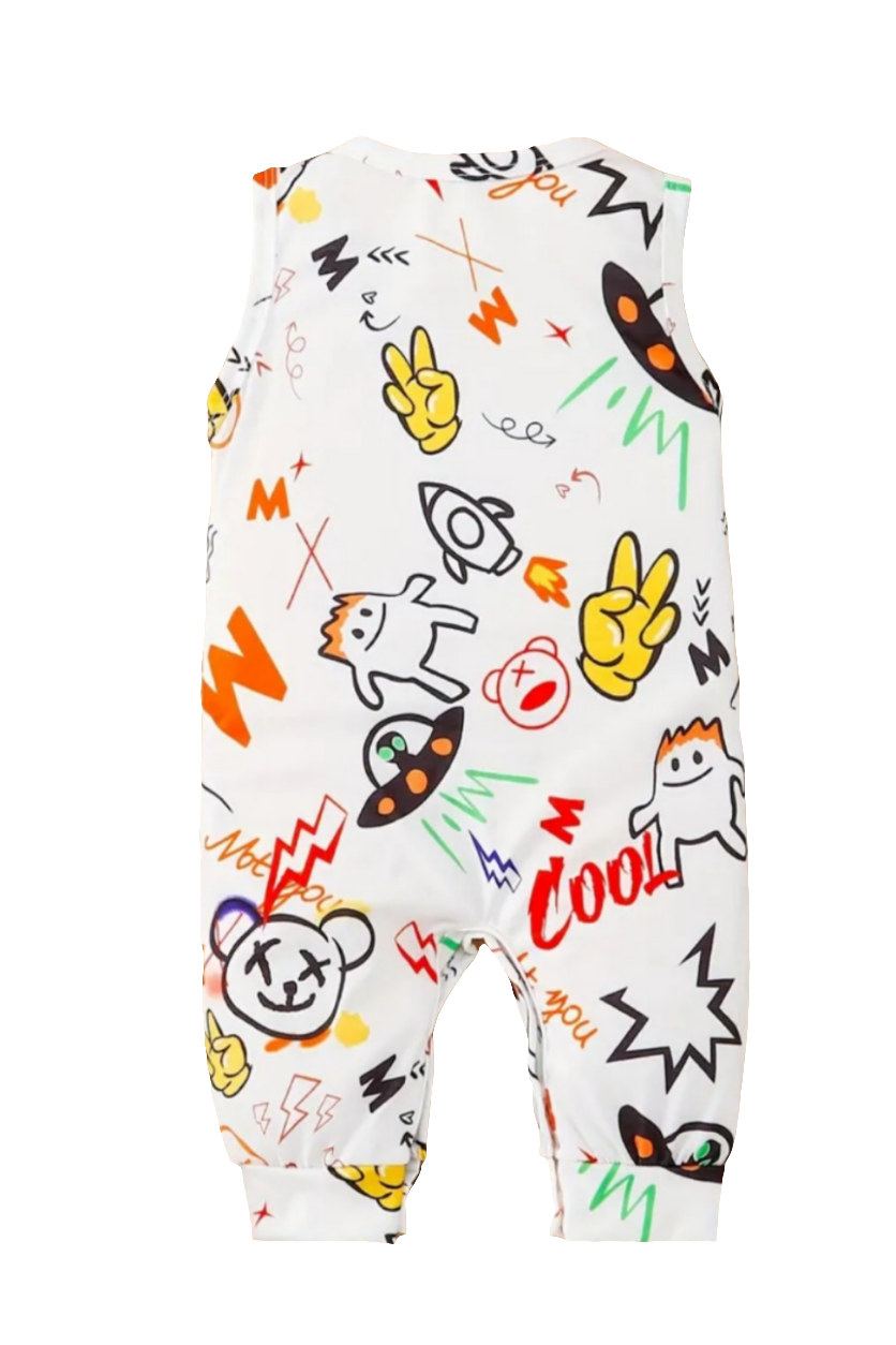 Urban stijl mouwloos tuinpak