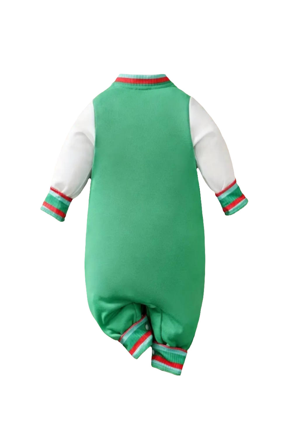 Baseball Jumpsuit "B" groen/wit