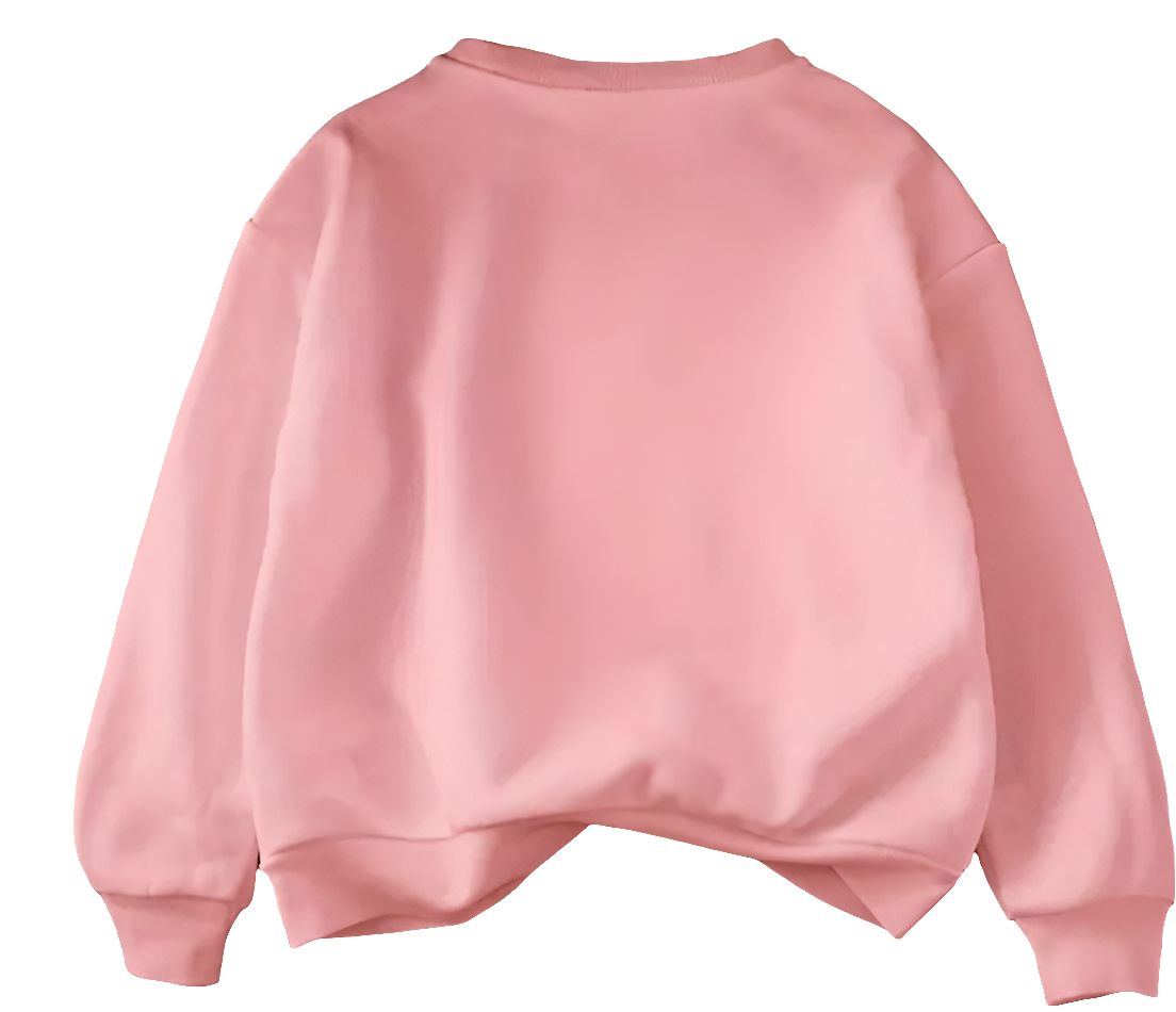 sweater roze met aardbei
