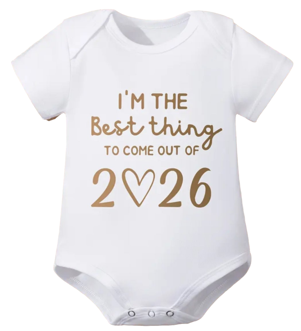 Katoenen romper I'me the best thing "2026"