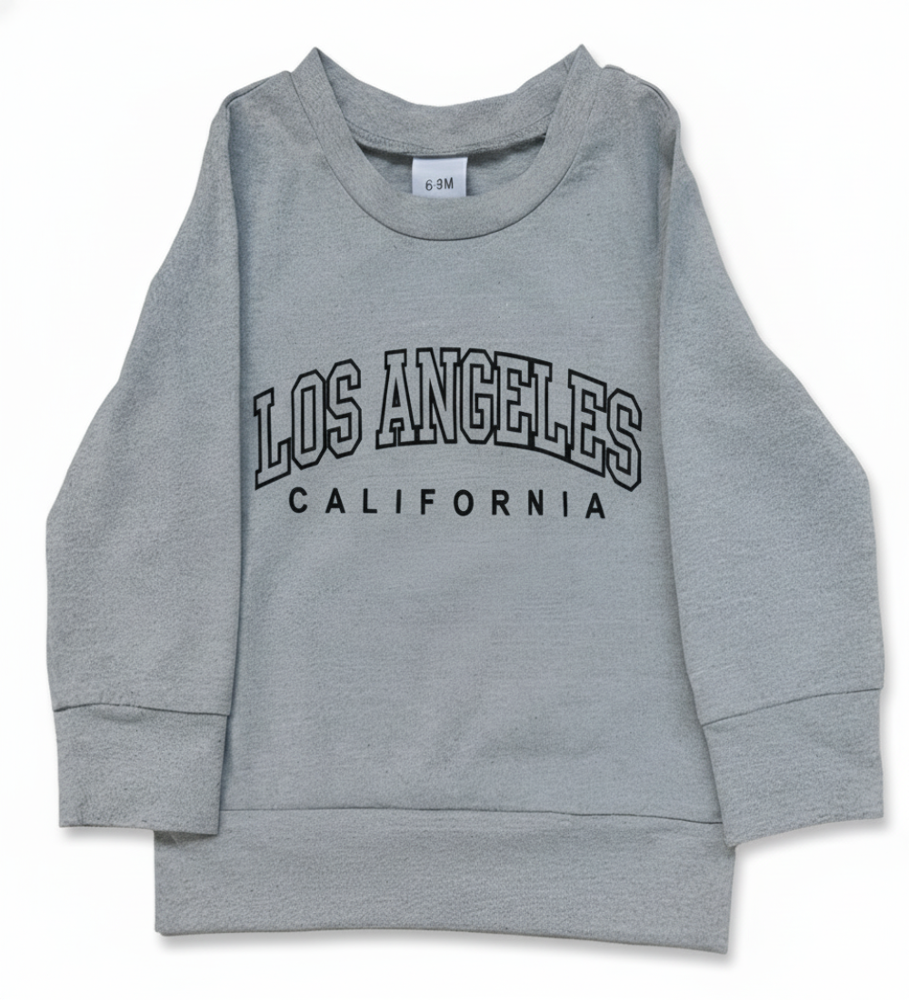 sweater grijs "Los Angeles"
