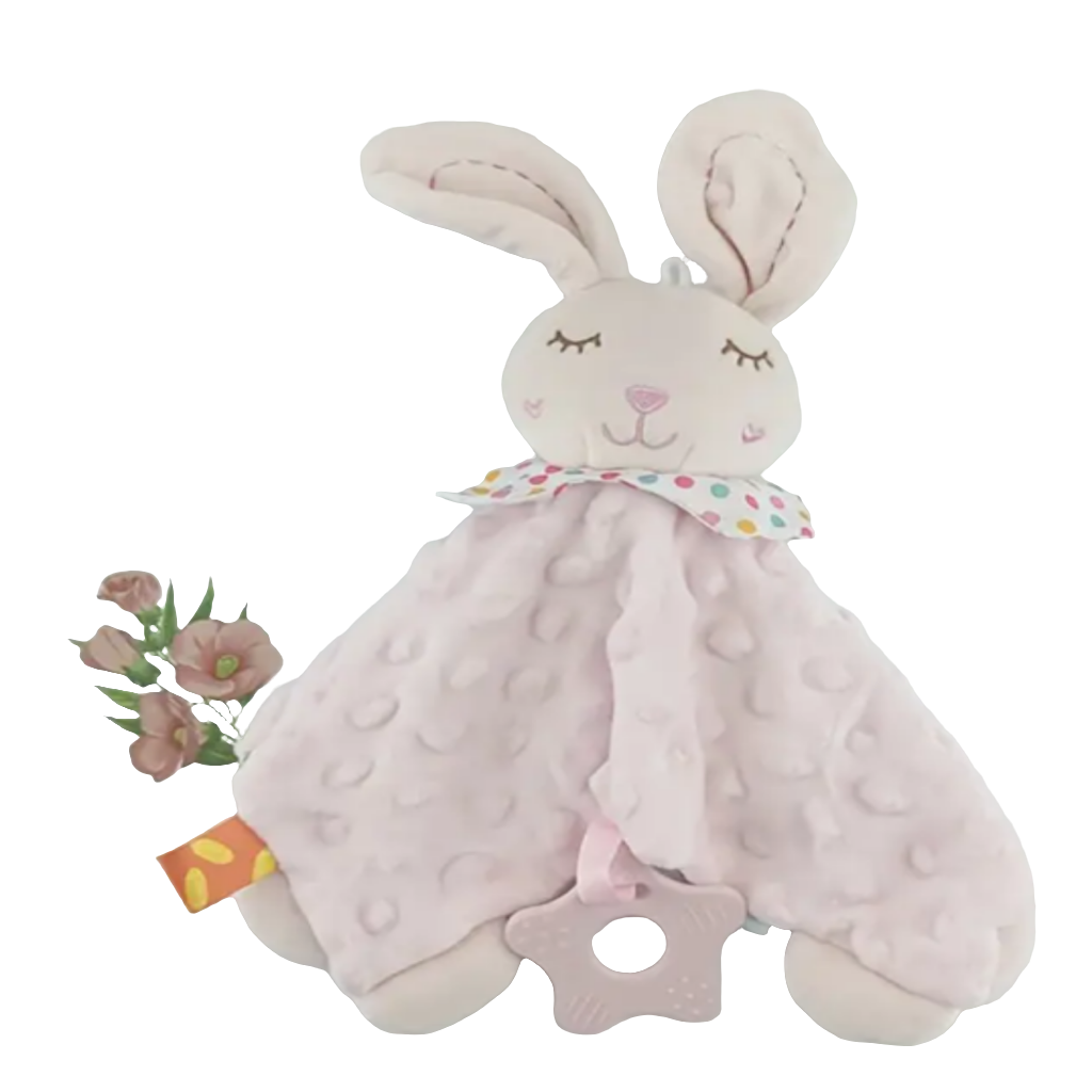 Knuffeldoekje roze Konijn