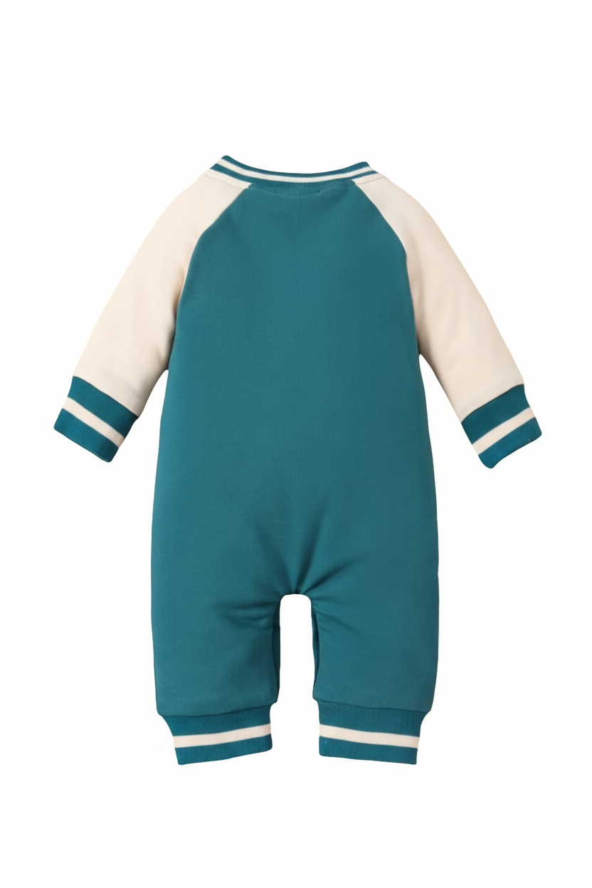 Baseball Jumpsuit "BABYBOY" groen