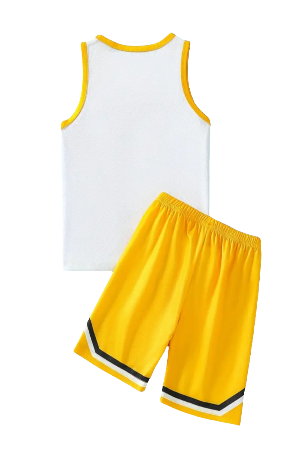 Basketball Singlet en short : "California " geel