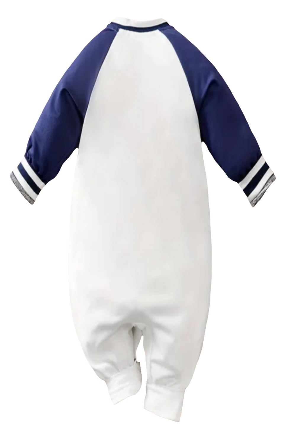 Voetbal en "A" wit /blauw jumpsuit