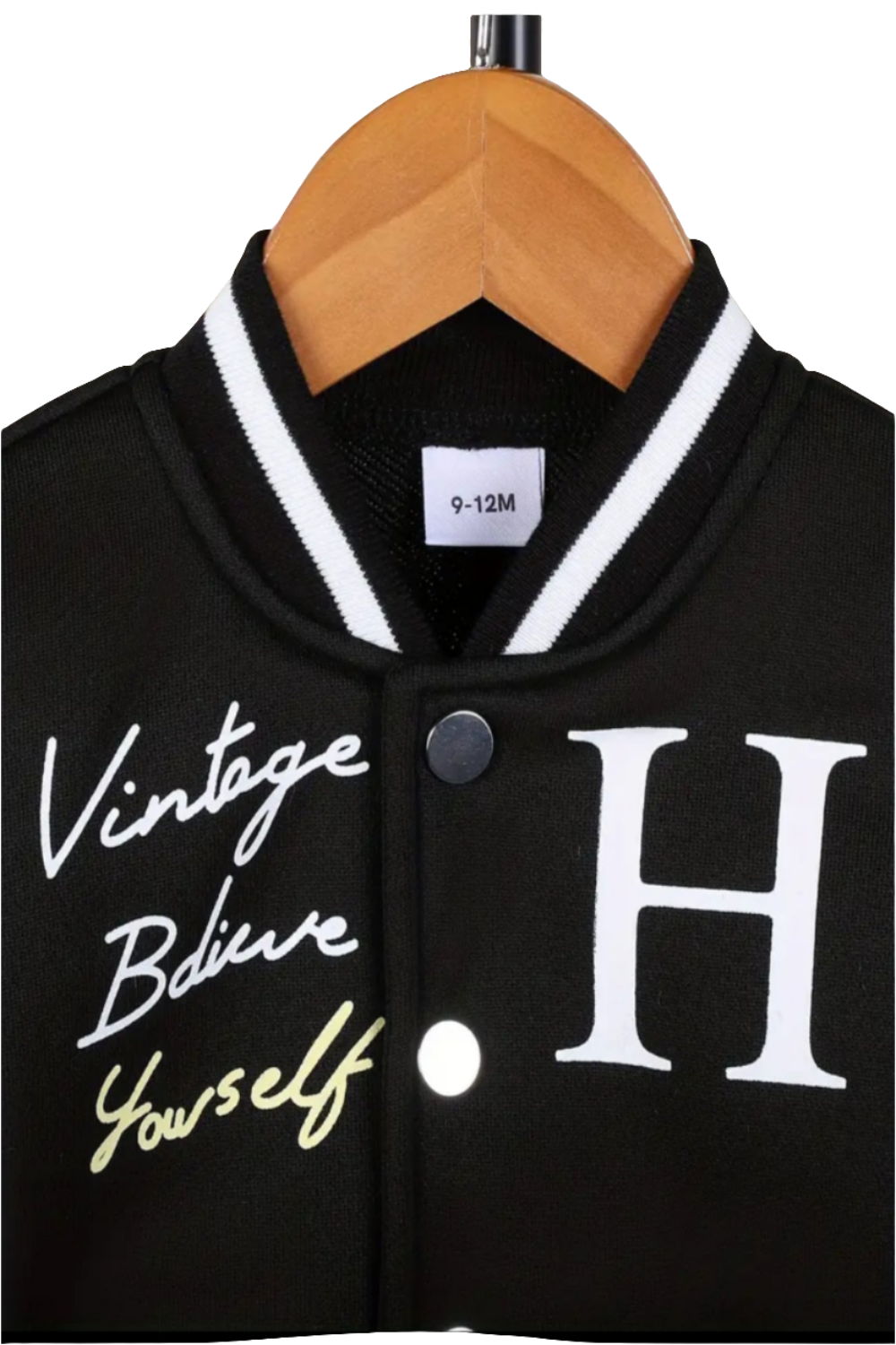 Joggingpak "Vintage Believe Yourself H" zwart/wit