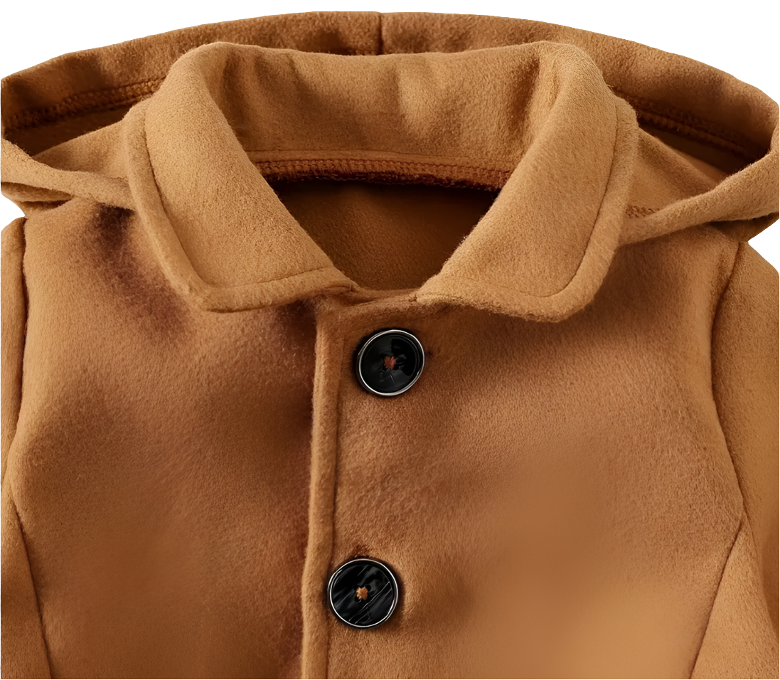 Herfstjas met capuchon camel