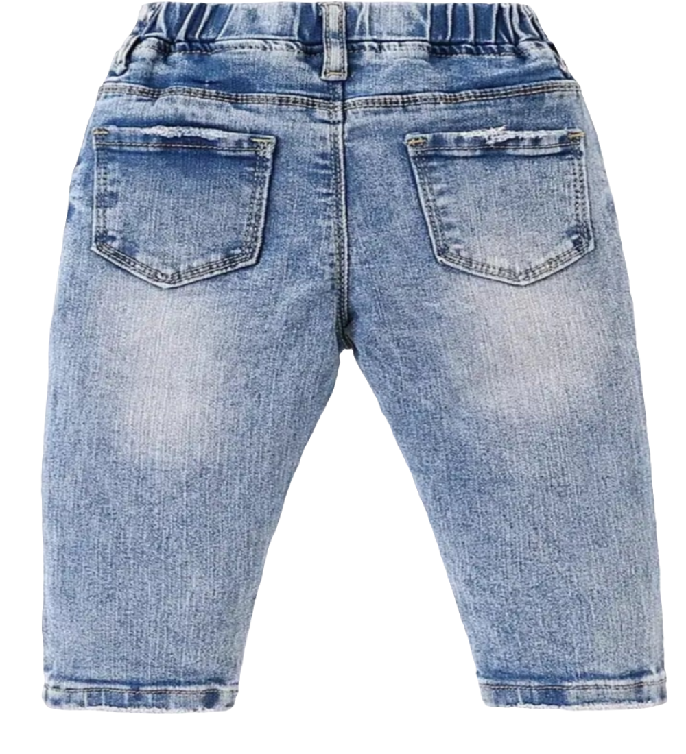 Denim jeans stonewashed