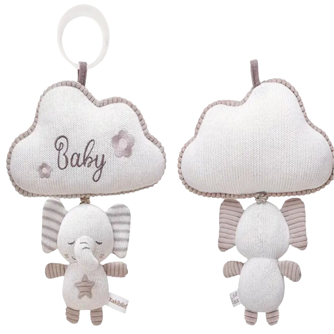 Mobiel met muziek trekkoord Olifant