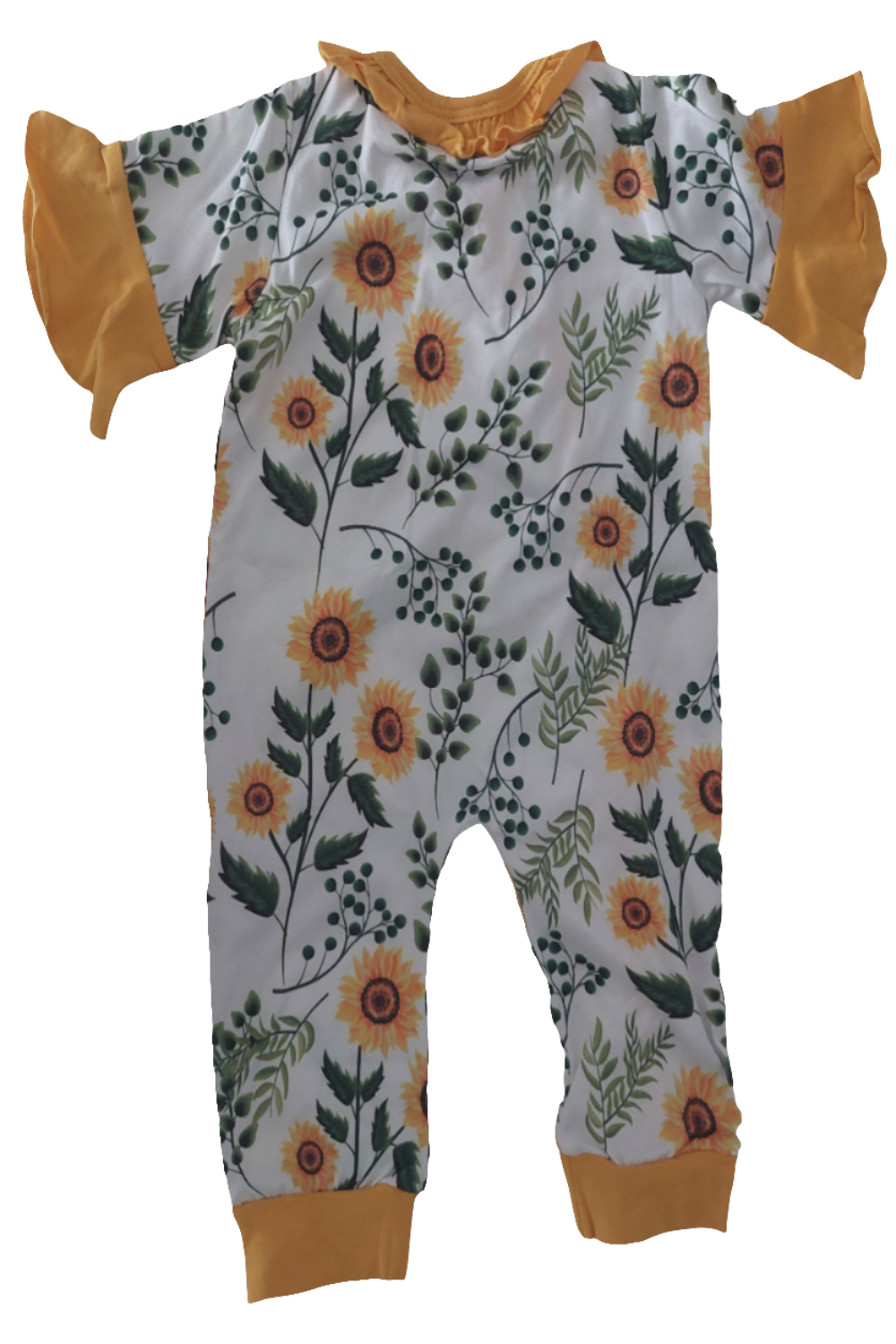 Boxpak met bloemetjes geel