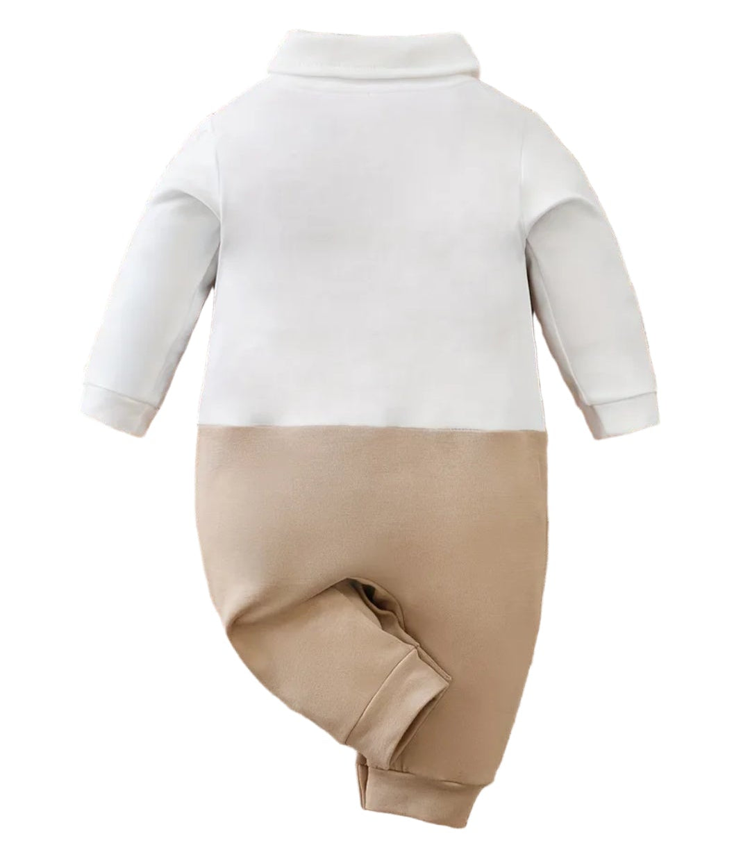 feestkleding jongen beige of marineblauw