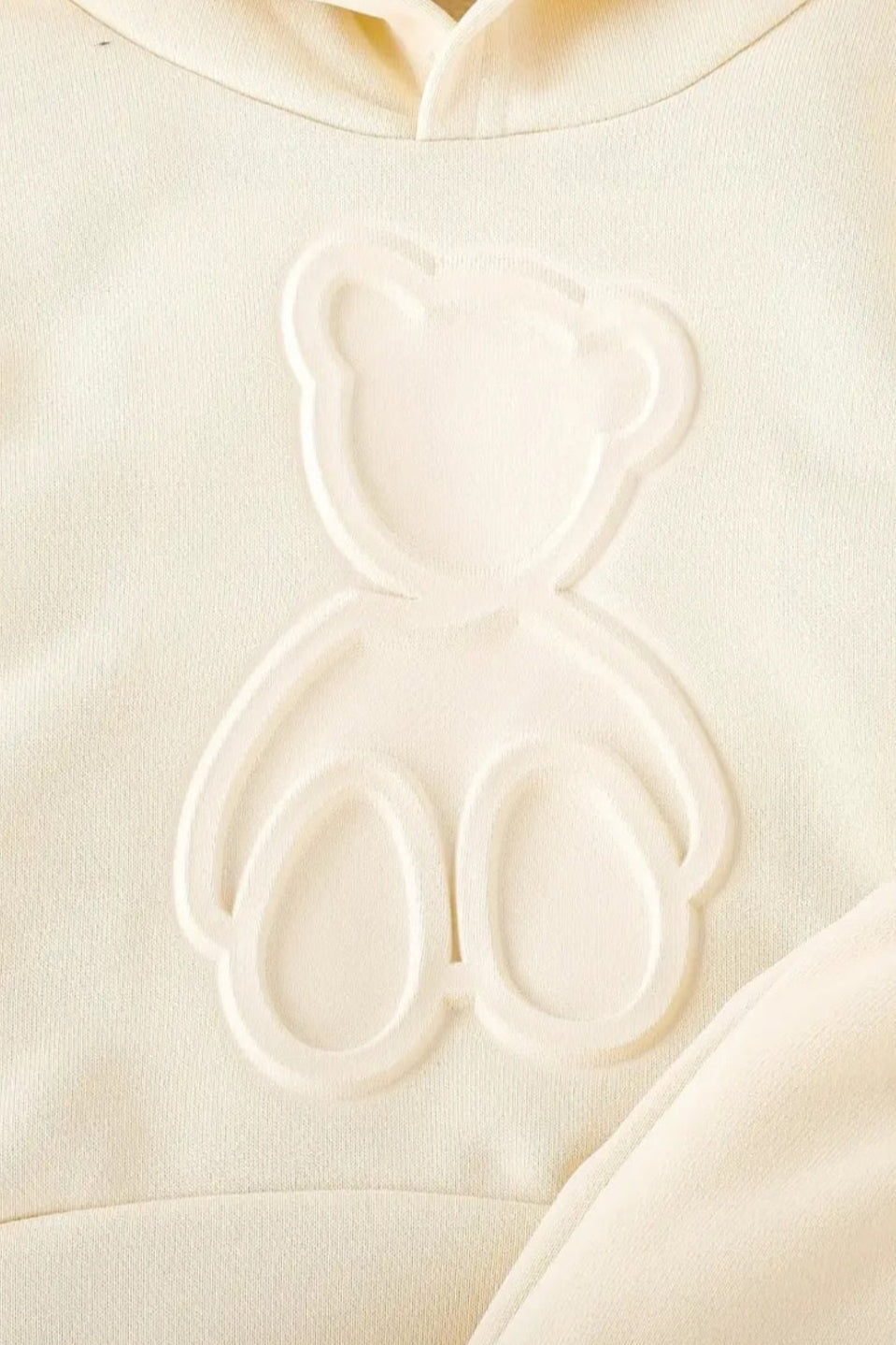 Joggingpak met capuchon met beertje