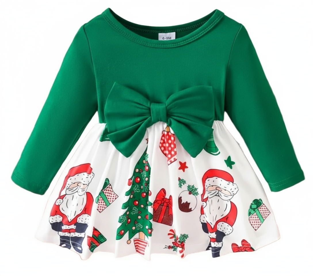 Kerstjurken rood en groen