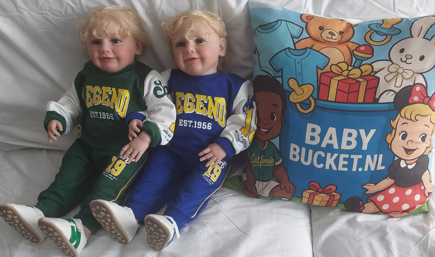 Baseball Joggingpak " LEGEND" blauw/wit/geel