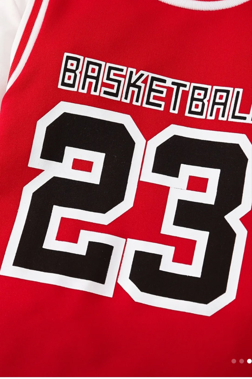 Basketball Jumpsuit " 23" rood/wit