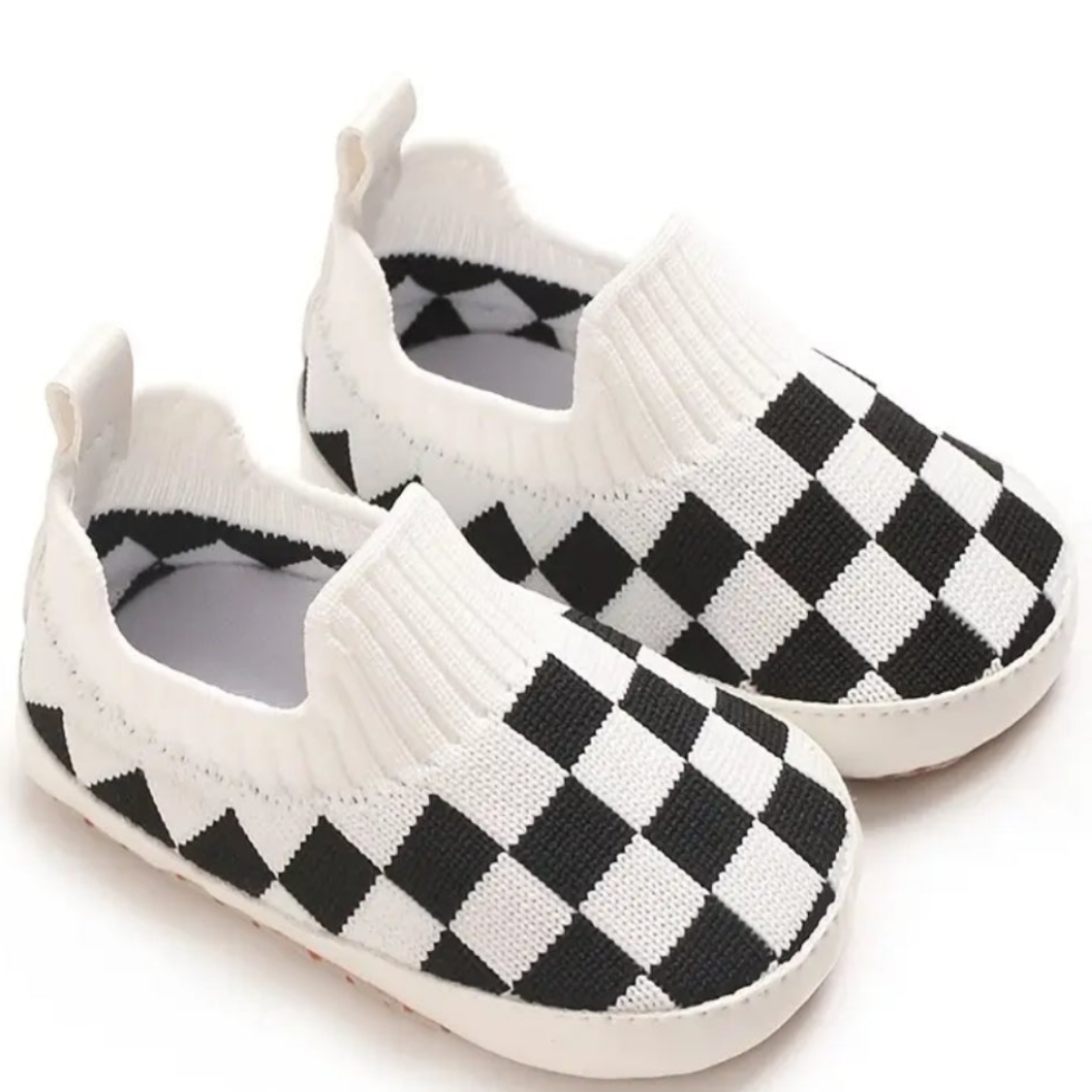 instapper Urban / checkerboard stijl wit-zwart