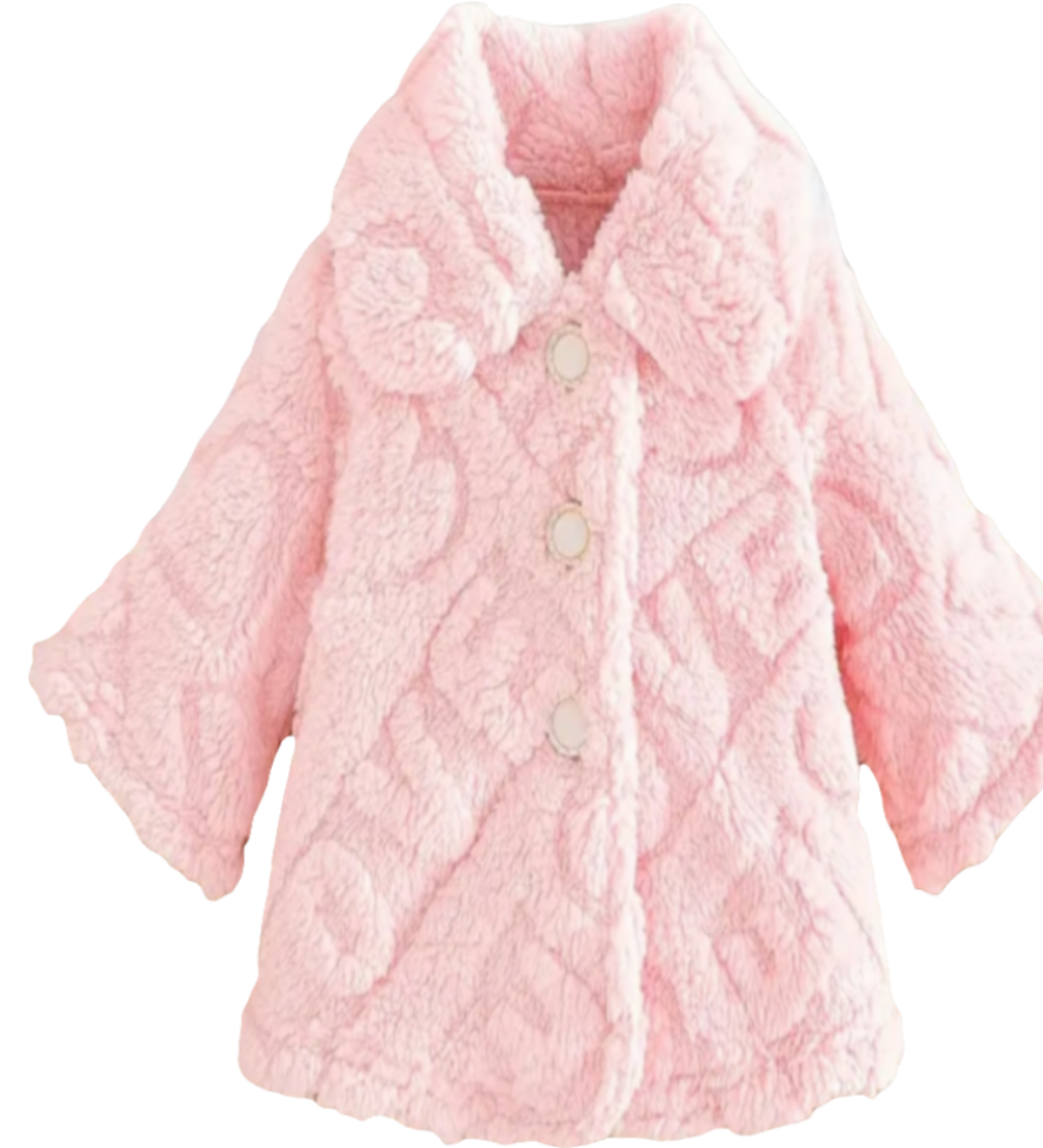 Jasjes van fleece met hartjes