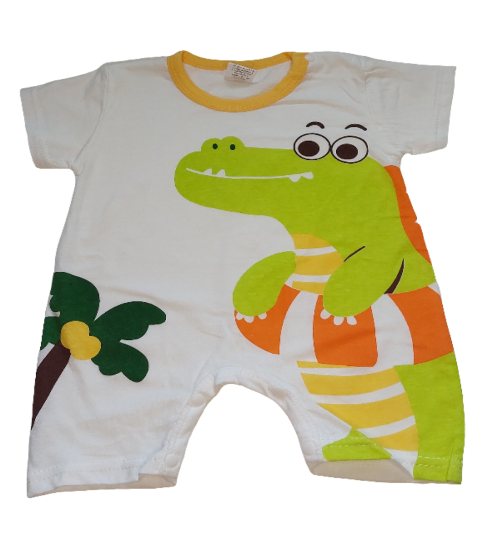 Boxpak wit met krokodil