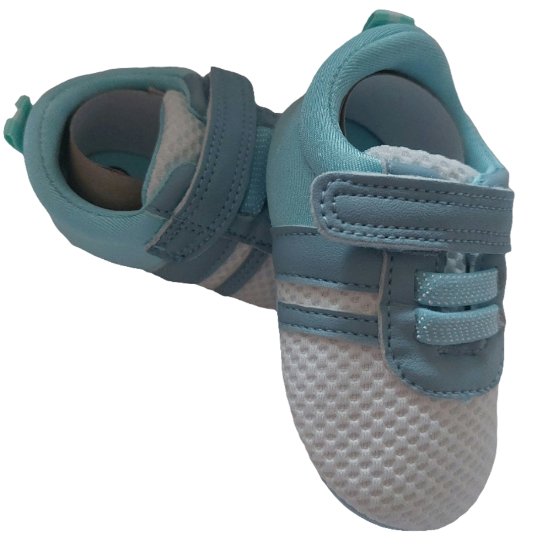 gymp wit gaas met lichtblauw