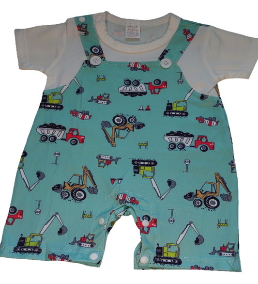 Boxpak groen met auto’s