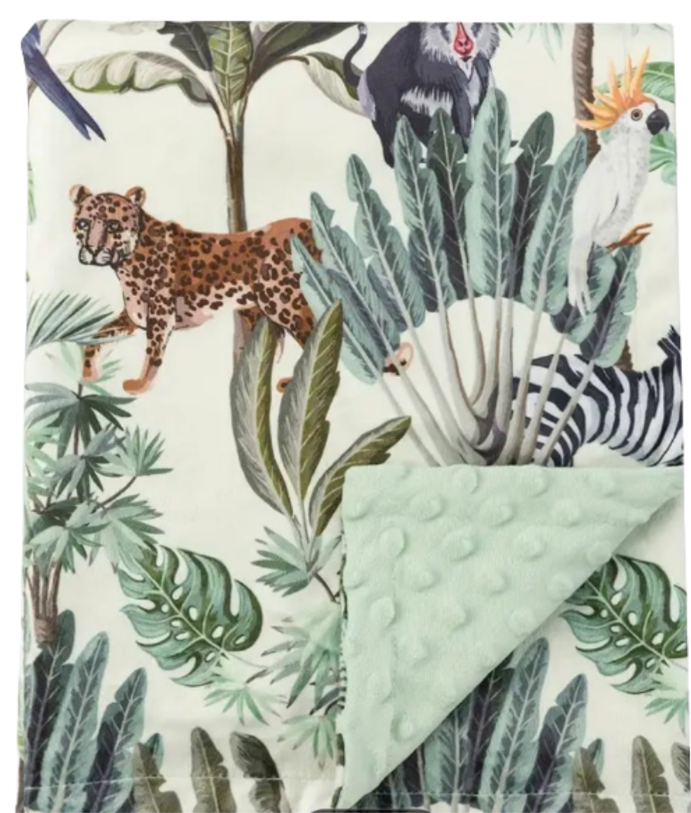 Dubbellaags dekentje 80 x 100 cm.Met patroon of effen. In diverse kleuren/prints leverbaar. 