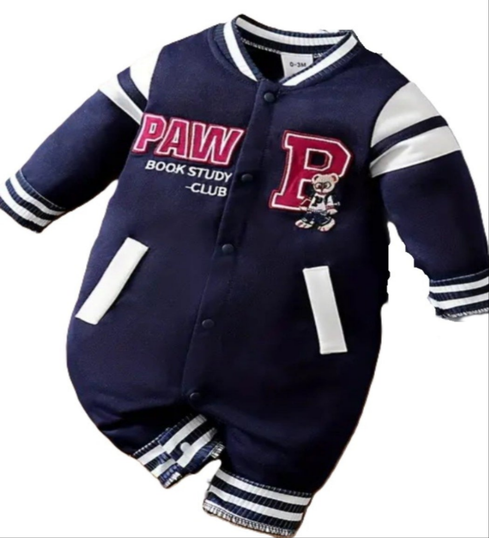 Baseball boxpak marineblauw "Paw"