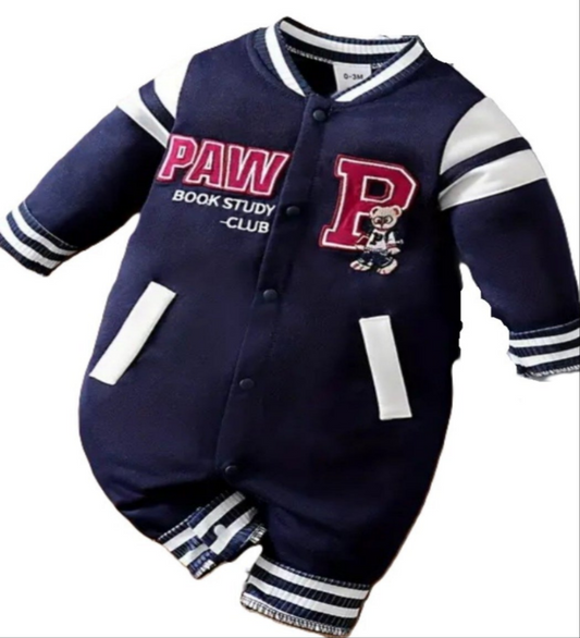 Baseball boxpak marineblauw "Paw"