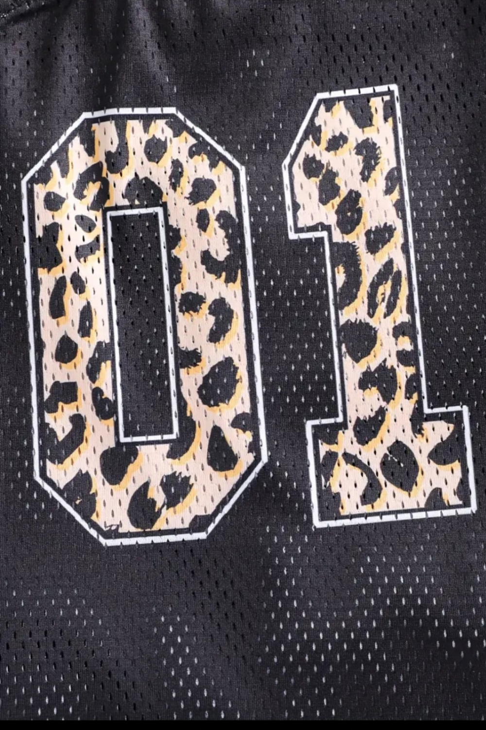 American Football Shirt  “01” zwart