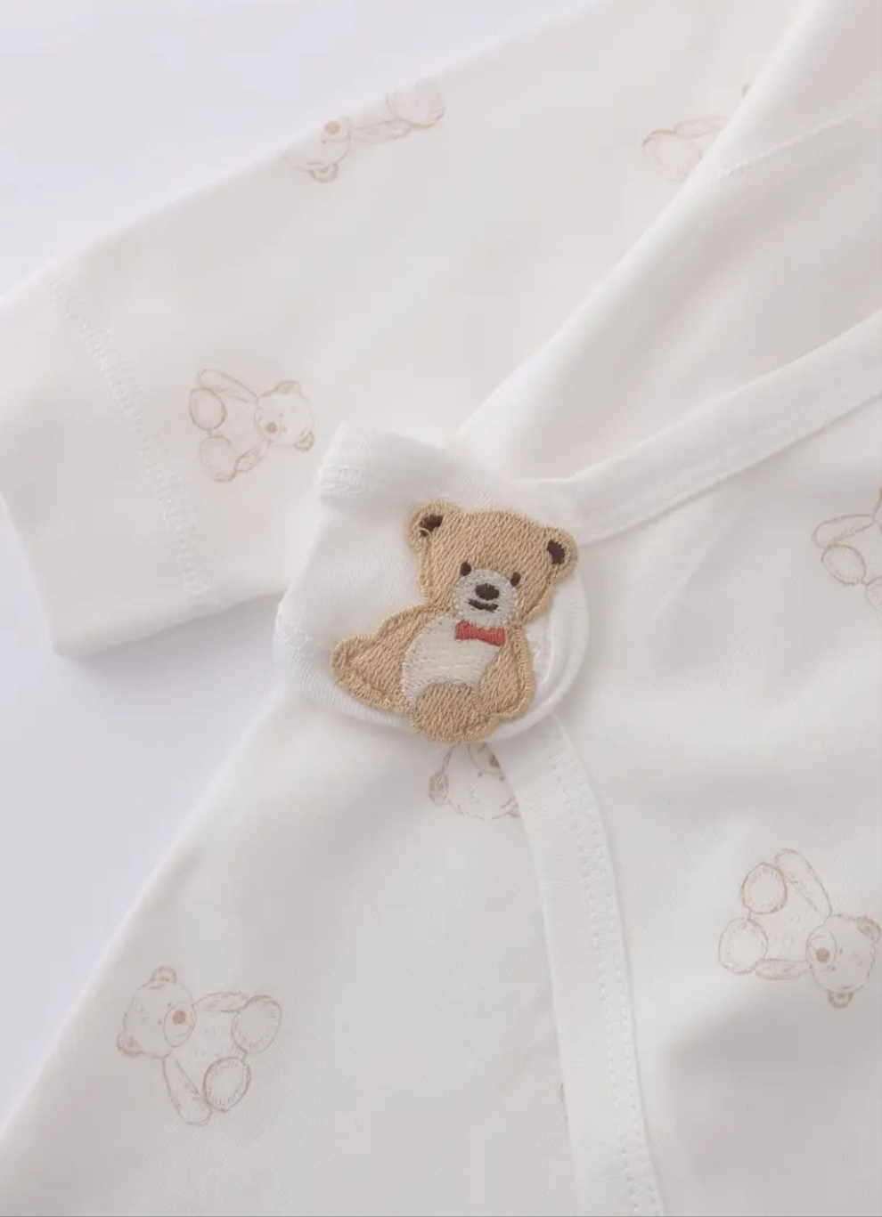 Katoenen boxpak met beertjes