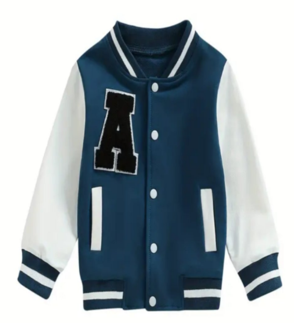 Baseballjack "A" Blauw 