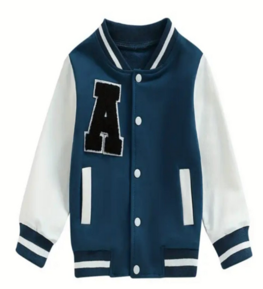 Baseballjack "A" Blauw 