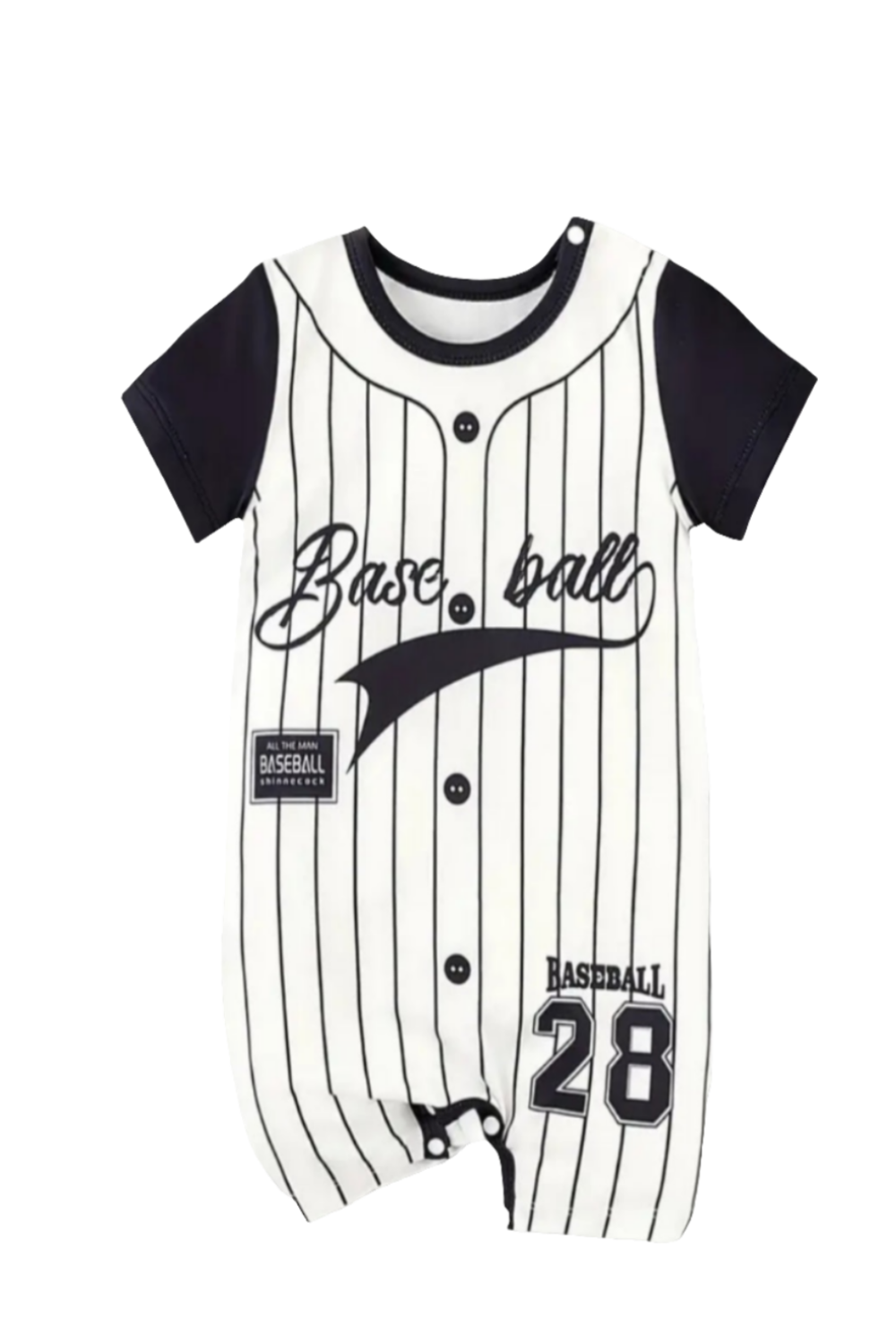 Boxpak baseball : "28" wit/blauw