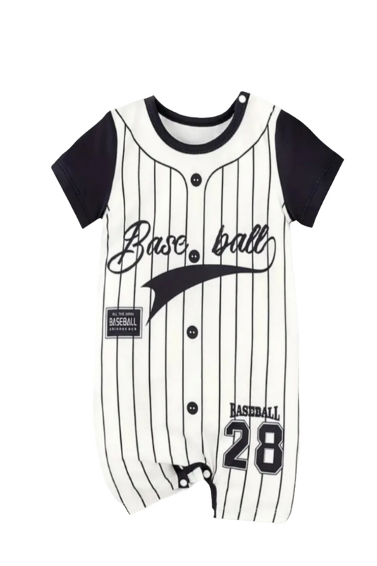 Boxpak baseball : "28" wit/blauw