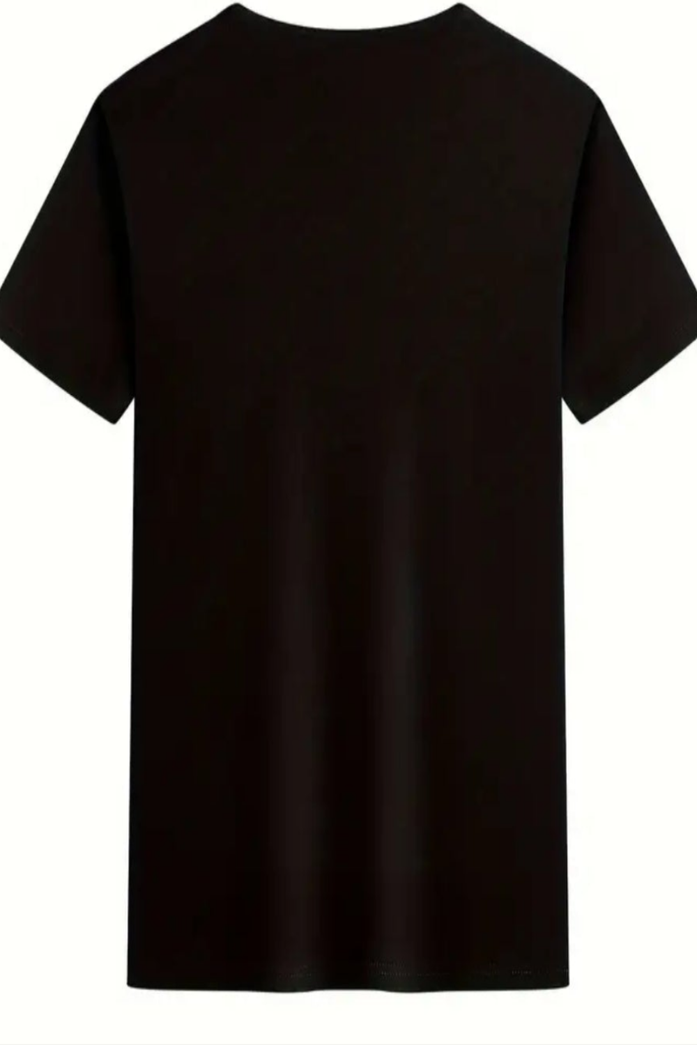 tshirt met smiley zwart wit