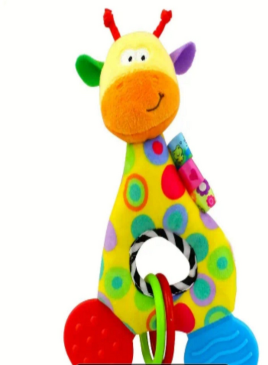 Rammelaar van pluche Giraf