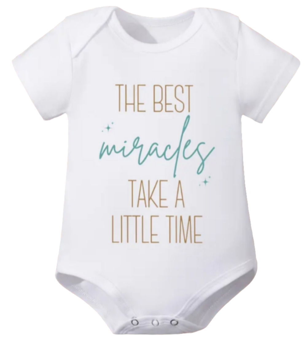 Romper" The best miracle takes a little time"