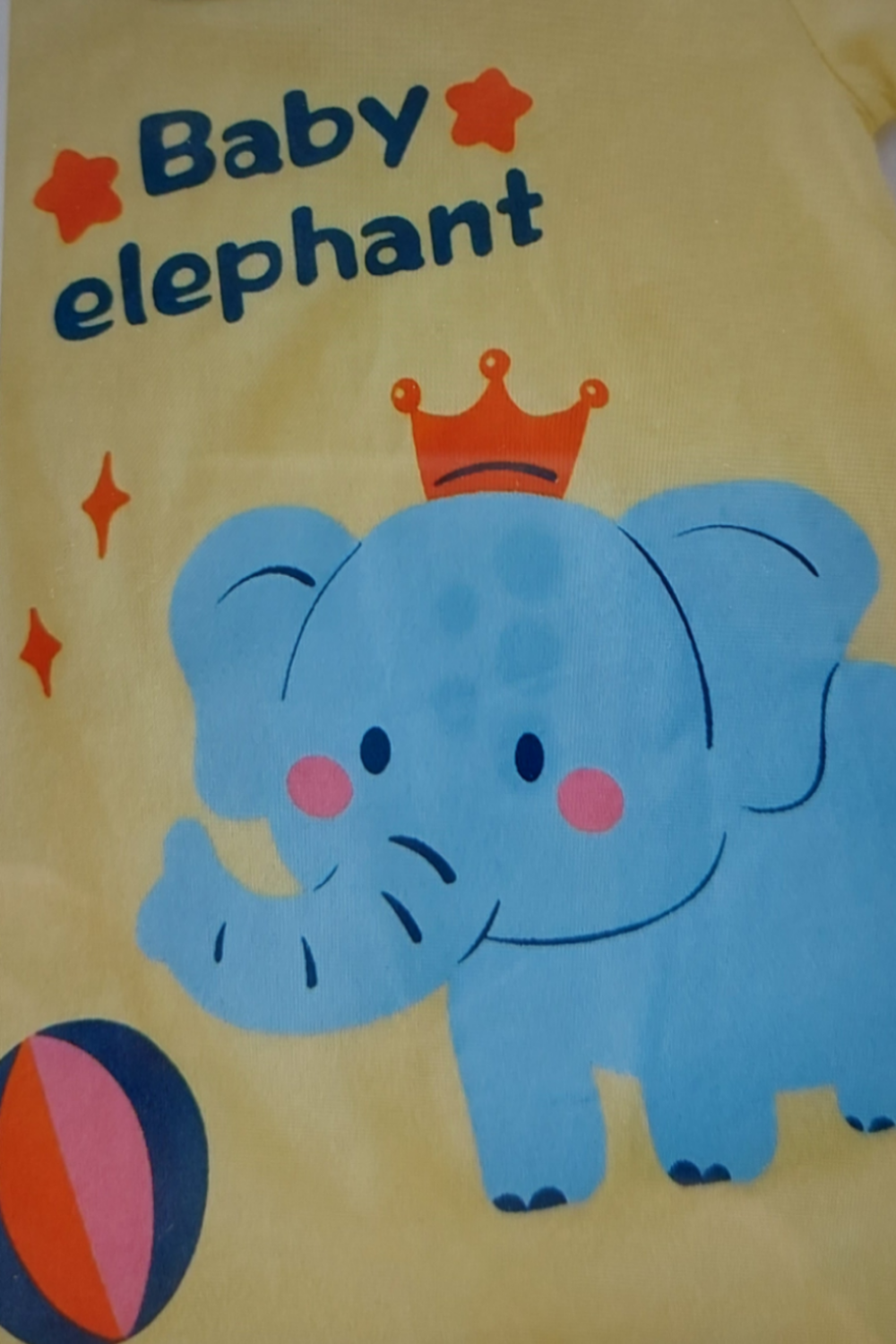 Boxpak geel met olifant