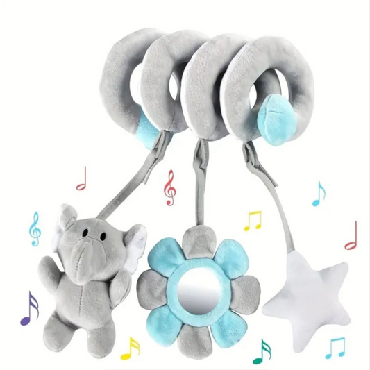 Hangspiraal met olifant, spiegel en ster