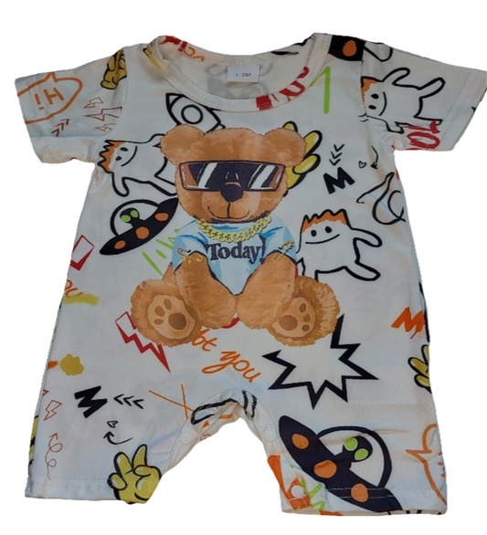 Boxpak "Beer met zonnebril" wit