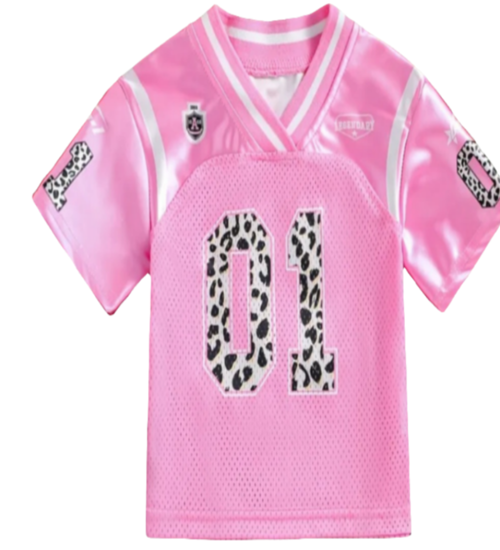American Football Shirt “01”  Fel roze