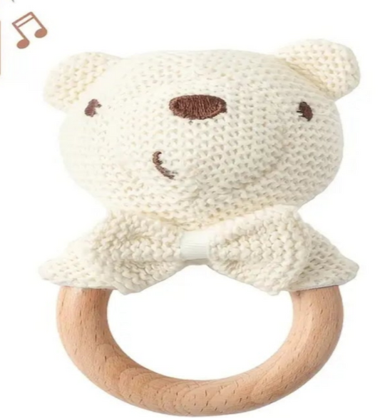 houten beer of olifant rammelaar/bijtring