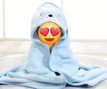 Badcape Diverse kleuren  80 x 80 cm